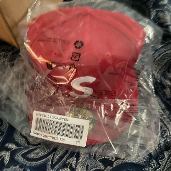 Supreme screw ball new era red size 7 1/2 - Picture 3 of 5